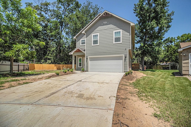 4801 Marquita Ln, Houston, TX 77039 - traditional-style home with an attached garage and concrete driveway