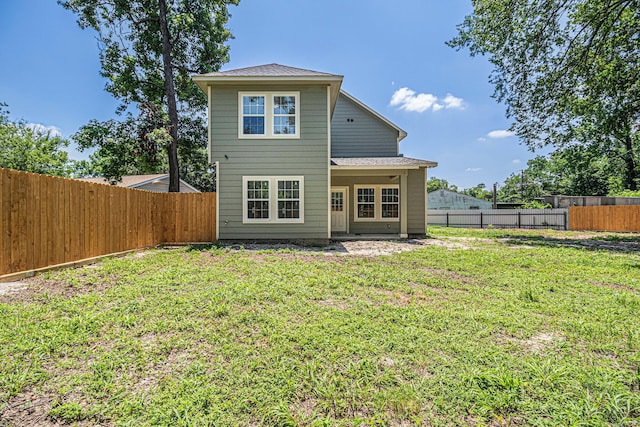 4801 Marquita Ln, Houston, TX 77039 - back of property with a fenced backyard