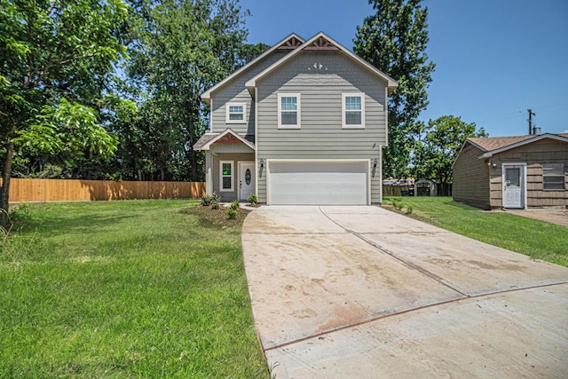 4801 Marquita Ln, Houston, TX 77039 - view of front of home featuring a garage and concrete driveway