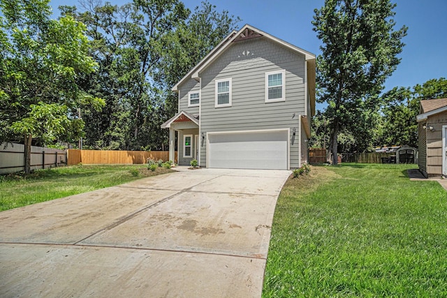 4801 Marquita Ln, Houston, TX 77039 - traditional-style house featuring an attached garage and concrete driveway