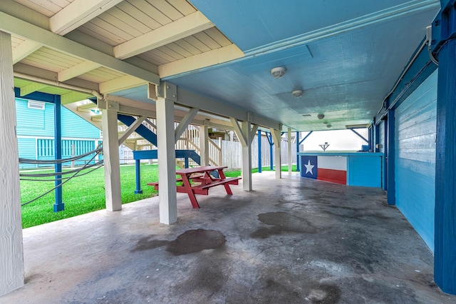 1331 County Road 230, Sargent, TX 77414 - view of patio / terrace