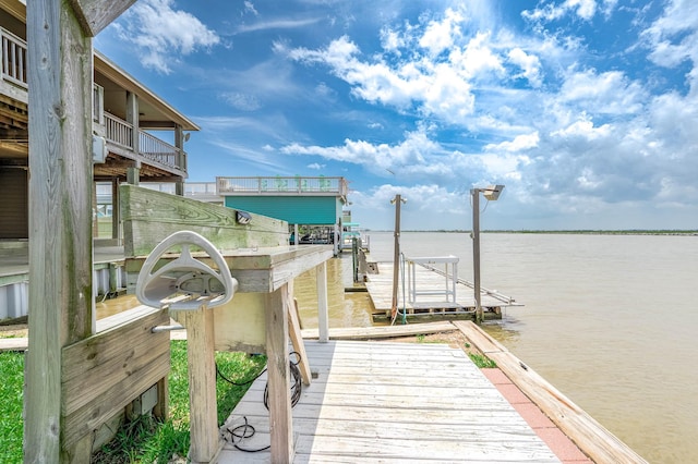 1331 County Road 230, Sargent, TX 77414 - dock with a water view