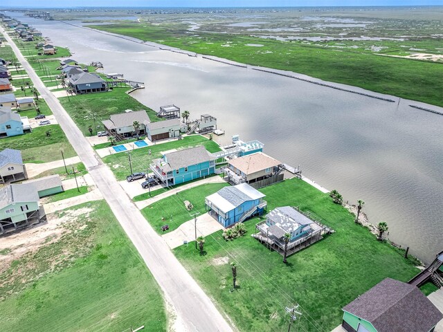 1331 County Road 230, Sargent, TX 77414 - aerial view of a large body of water