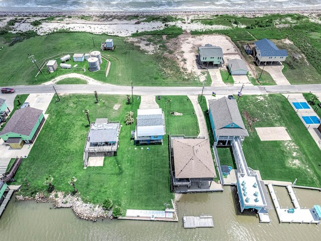 1331 County Road 230, Sargent, TX 77414 - aerial view of property and surrounding area featuring a nearby body of water