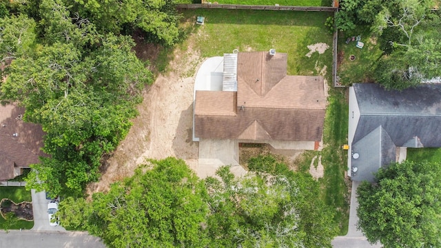 9096 N Comanche Cir, Willis, TX 77378 - view from above of property