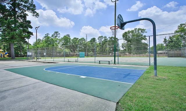 1935 Invermere Dr, Spring, TX 77386 - view of basketball court with community basketball court