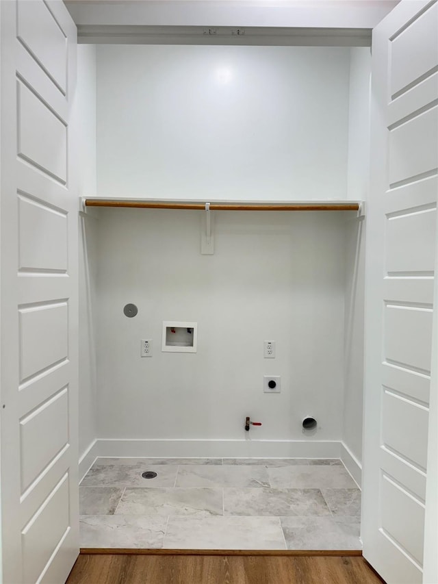 1307 71st St Unit A, Houston, TX 77011 - washroom with gas dryer hookup, electric dryer hookup, and hookup for a washing machine