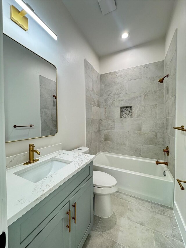 1307 71st St Unit A, Houston, TX 77011 - bathroom with vanity and shower / tub combination
