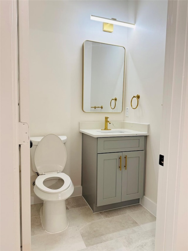 1307 71st St Unit A, Houston, TX 77011 - half bath with vanity and baseboards