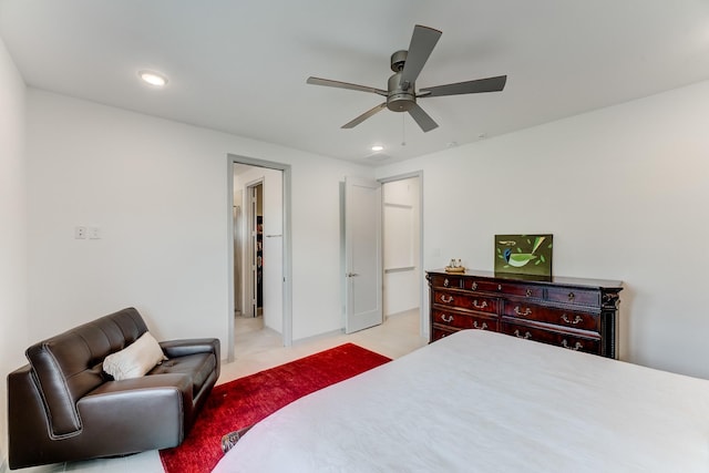 1002 Royal Lakes Manor Blvd, Richmond, TX 77469 - bedroom with recessed lighting and ceiling fan