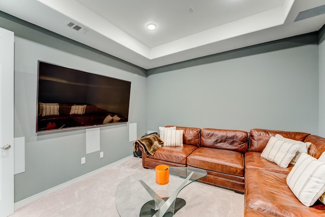 1002 Royal Lakes Manor Blvd, Richmond, TX 77469 - living area with carpet, a raised ceiling, and baseboards