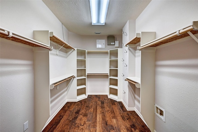 21814 Canton Pass Ln, Katy, TX 77450 - walk in closet featuring wood finished floors