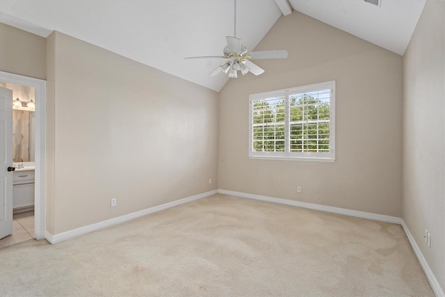 15222 Hilltop View Dr, Cypress, TX 77429 - empty room with carpet flooring and ceiling fan