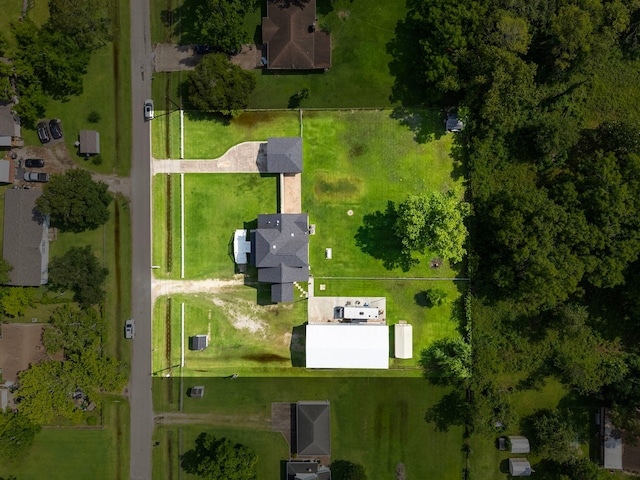 3525 N Morning Glory Dr, Santa Fe, TX 77517 - aerial view of property's location featuring property parcel outlined