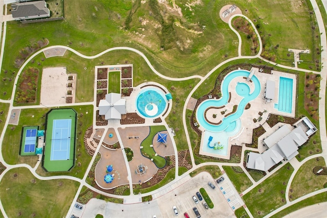 20507 Avery Grove Ct, Cypress, TX 77433 - drone / aerial view of a pool area