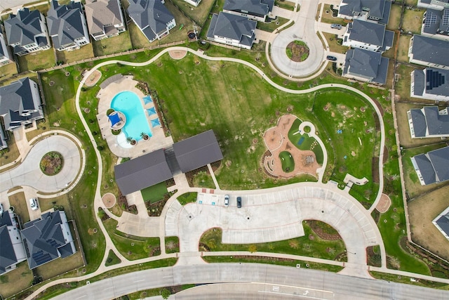 20507 Avery Grove Ct, Cypress, TX 77433 - aerial view of property and surrounding area with nearby suburban area and a pool