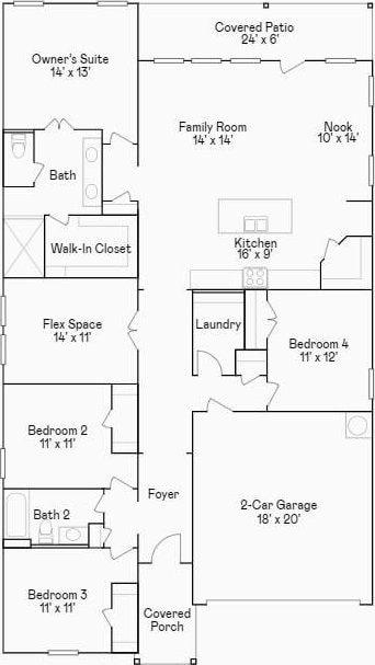 10623 Autumn Trace Dr, Beasley, TX 77417 - home floor plan