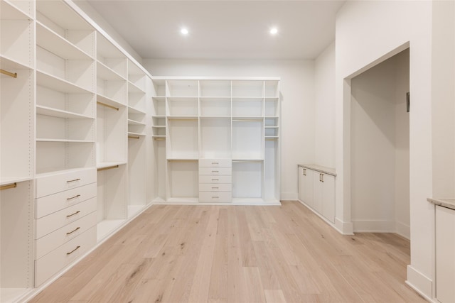 5008 Holt St, Bellaire, TX 77401 - spacious closet featuring light wood-style floors