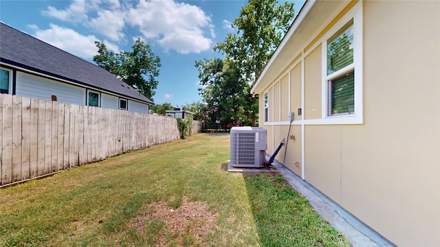2405 Dolly Wright St, Houston, TX 77088 - view of yard featuring central air condition unit