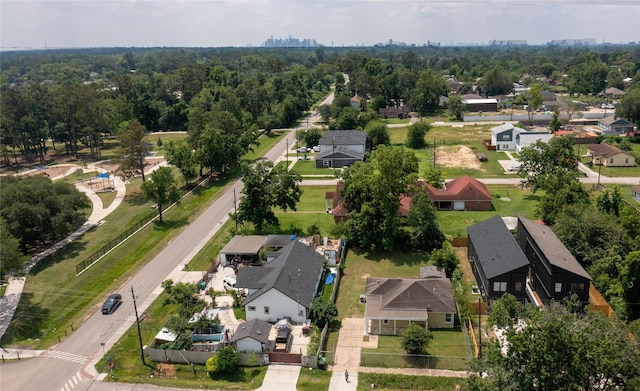 2405 Dolly Wright St, Houston, TX 77088 - aerial perspective of suburban area