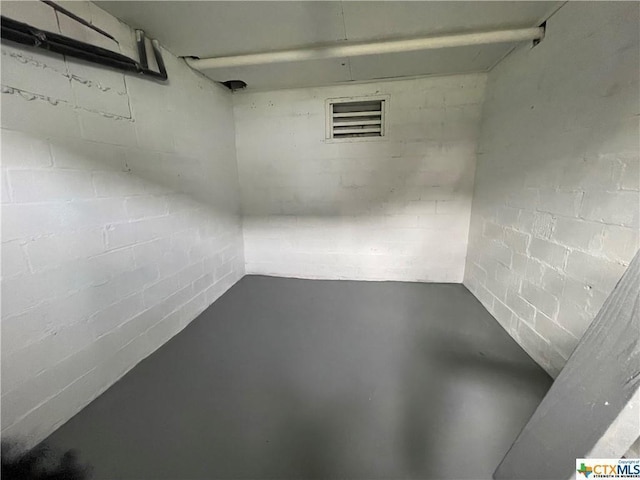 515 Mitchell Ave, Seguin, TX 78155 - garage with concrete block wall