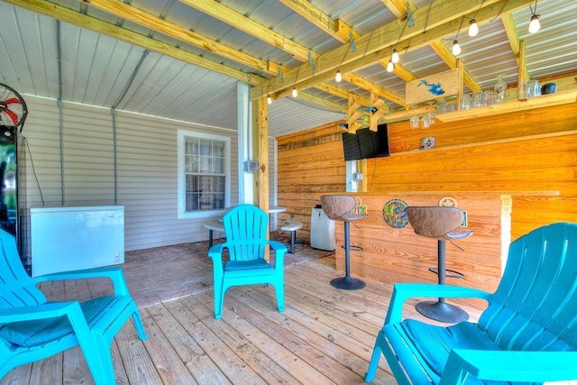 20 Clearview St, Point Blank, TX 77364 - view of wooden deck