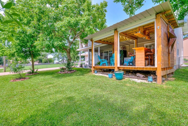 20 Clearview St, Point Blank, TX 77364 - view of yard
