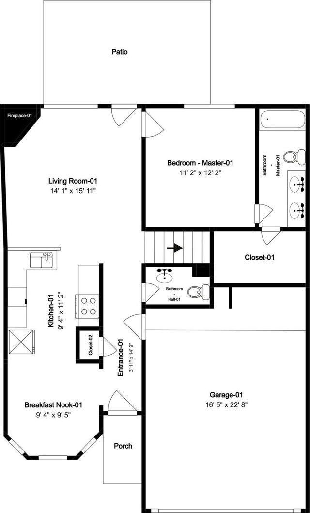 423 N Vista Dr, Houston, TX 77073 - property floor plan