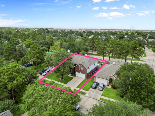 23706 River Place Dr, Katy, TX 77494 - aerial view of property's location featuring property parcel outlined