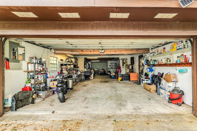 6915 Oak Bend Dr, Alvin, TX 77511 - garage featuring electric panel