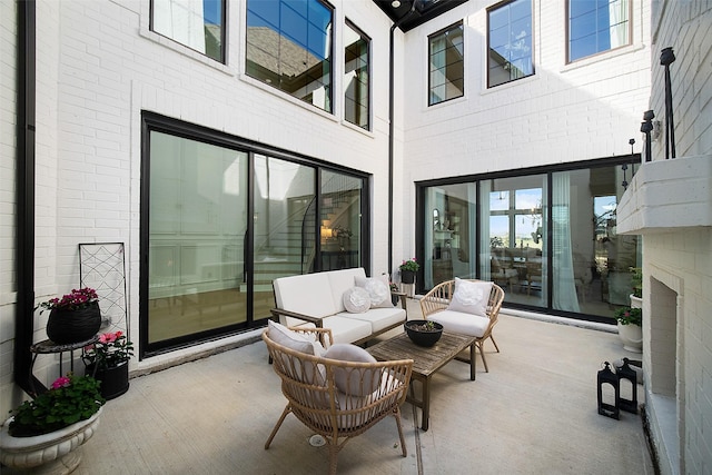 11303 Flying Admiral Dr, Cypress, TX 77433 - view of patio featuring outdoor lounge area