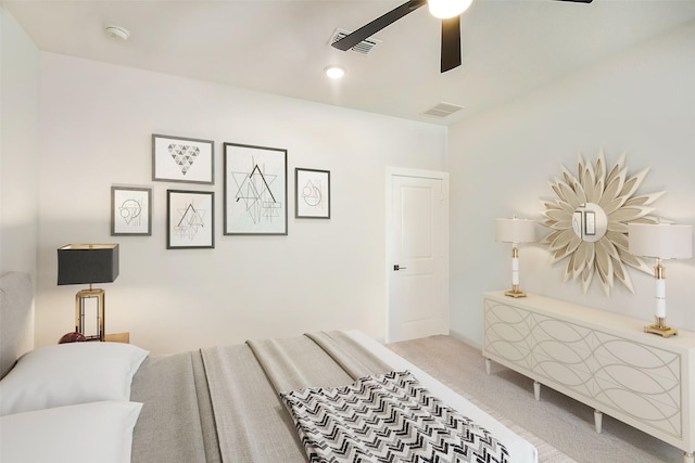 11303 Flying Admiral Dr, Cypress, TX 77433 - bedroom with ceiling fan and carpet