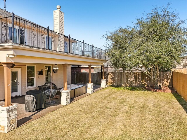 14 Carmel Chase Ct, Manvel, TX 77578 - view of yard with a patio area