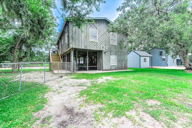 134 Private Road 652, Sargent, TX 77414 - view of rear view of house