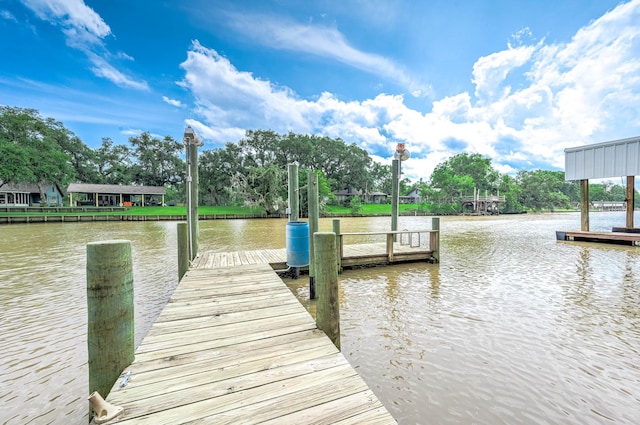 134 Private Road 652, Sargent, TX 77414 - dock area with a water view