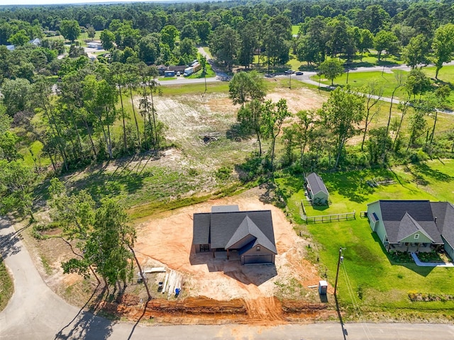 190 Faulkner Ave, Coldspring, TX 77331 - aerial view of property and surrounding area