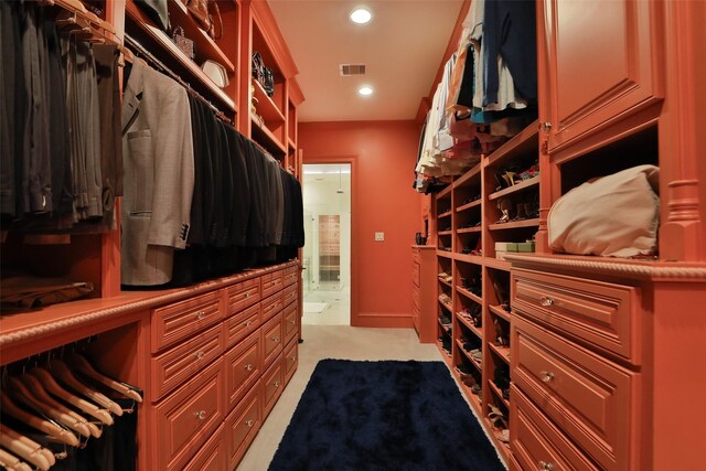 17122 Ashley Woods Ct, Spring, TX 77379 - walk in closet featuring light colored carpet