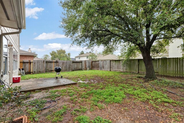 25430 Twister Trl, Spring, TX 77373 - fenced backyard with a patio