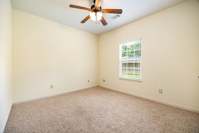 40614 Rolling Forest Dr, Magnolia, TX 77354 - carpeted empty room with baseboards and a ceiling fan