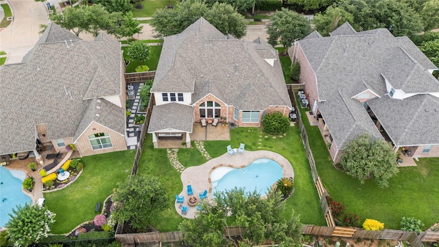 12415 Bunker Cove Dr, Cypress, TX 77433 - view of subject property with a pool area