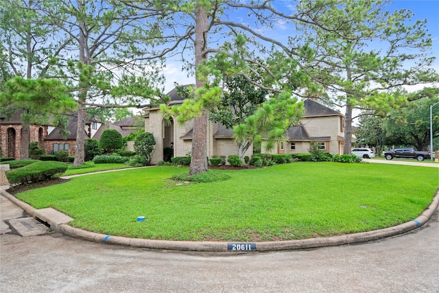 20611 Shillington Ct, Katy, TX 77450 - view of front of home featuring a front lawn