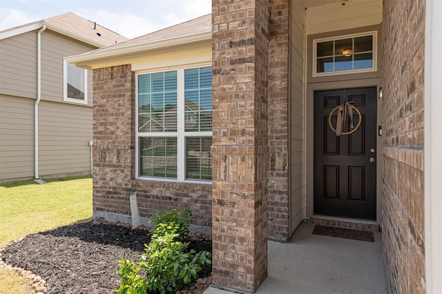 5766 Cerrillos Dr, Bryan, TX 77807 - view of exterior entry with brick siding