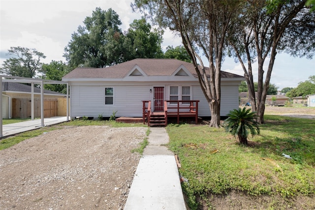 2703 Areba St, Houston, TX 77091 - view of front of property with a front yard
