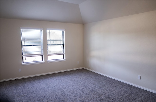 40575 Goldeneye Pl, Magnolia, TX 77354 - carpeted spare room with baseboards and lofted ceiling