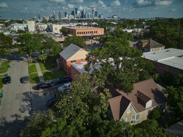 4311 Pease St, Houston, TX 77023 - drone / aerial view of city skyline