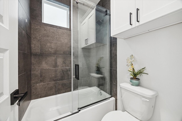 306 W Donovan St, Houston, TX 77091 - full bath with shower / bath combination with glass door and toilet