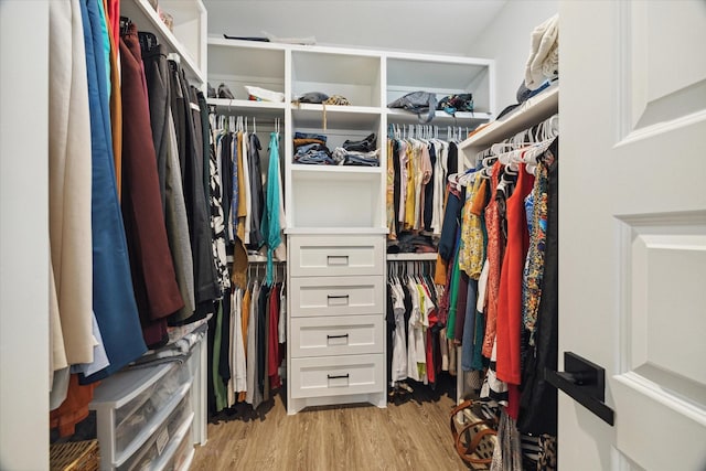 306 W Donovan St, Houston, TX 77091 - walk in closet with light wood-type flooring