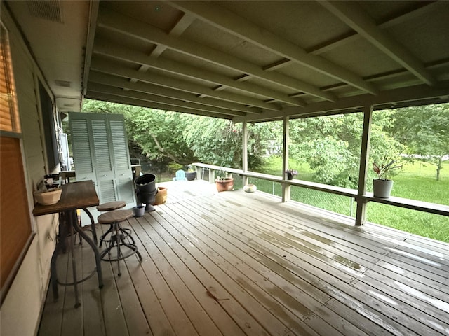 207 Leisure Ln, Montgomery, TX 77356 - view of wooden deck