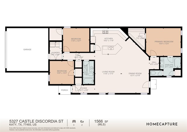 5327 Castle Discordia St, Katy, TX 77493 - view of home floor plan