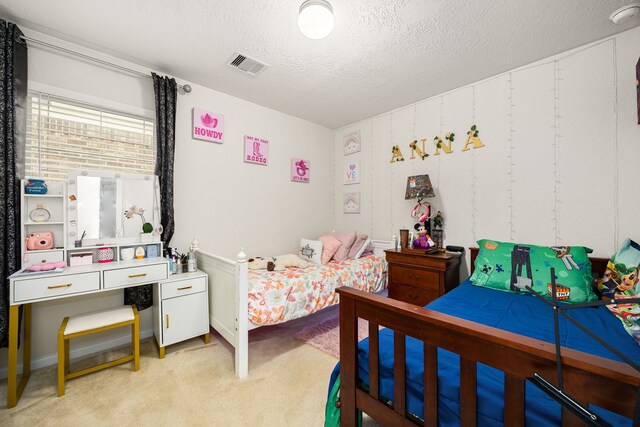 5327 Castle Discordia St, Katy, TX 77493 - bedroom featuring light carpet and a textured ceiling
